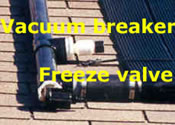 Solar pool system valves