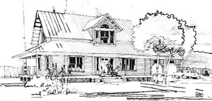 Rendering of house