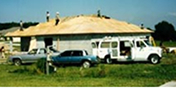 Photo of the Lakeland control house being built