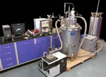 Picture of a cryocooler aparatus at FSEC.