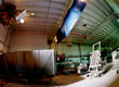 Picture of the indoor solar simulator at FSEC.