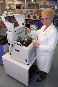 Photo of lab equipment on the bench