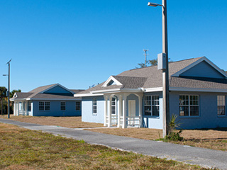 Picture of the FSEC Flexible Residential Test Facility.