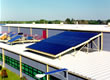 Picture of the photovoltaic array on the FSEC roof.