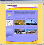 Picture of the Infomonitors site.