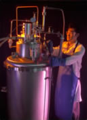Picture of Experimental test bed for evaluation of zero-boil-off cryogenic sys.