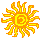 Drawing of the sun.