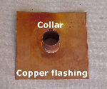 Copper flashing
