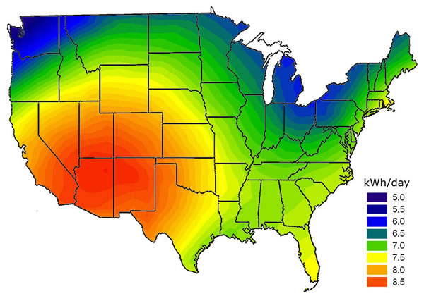 Solar Energy Map