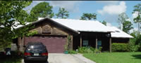 White metal roof