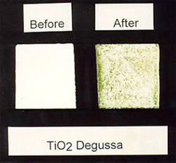 Photo of Tio2 substrates.