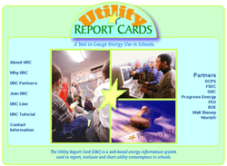 Picture of Utility Report Cards Website.