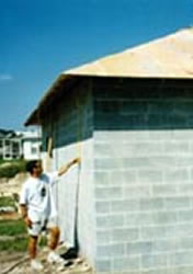 Photo showing the shade line in the Lakeland Control house.