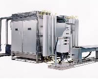 Picture of the 650 SCFM photocatalytic pollution control unit.